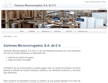 Tablet Screenshot of cartomicro.com.mx